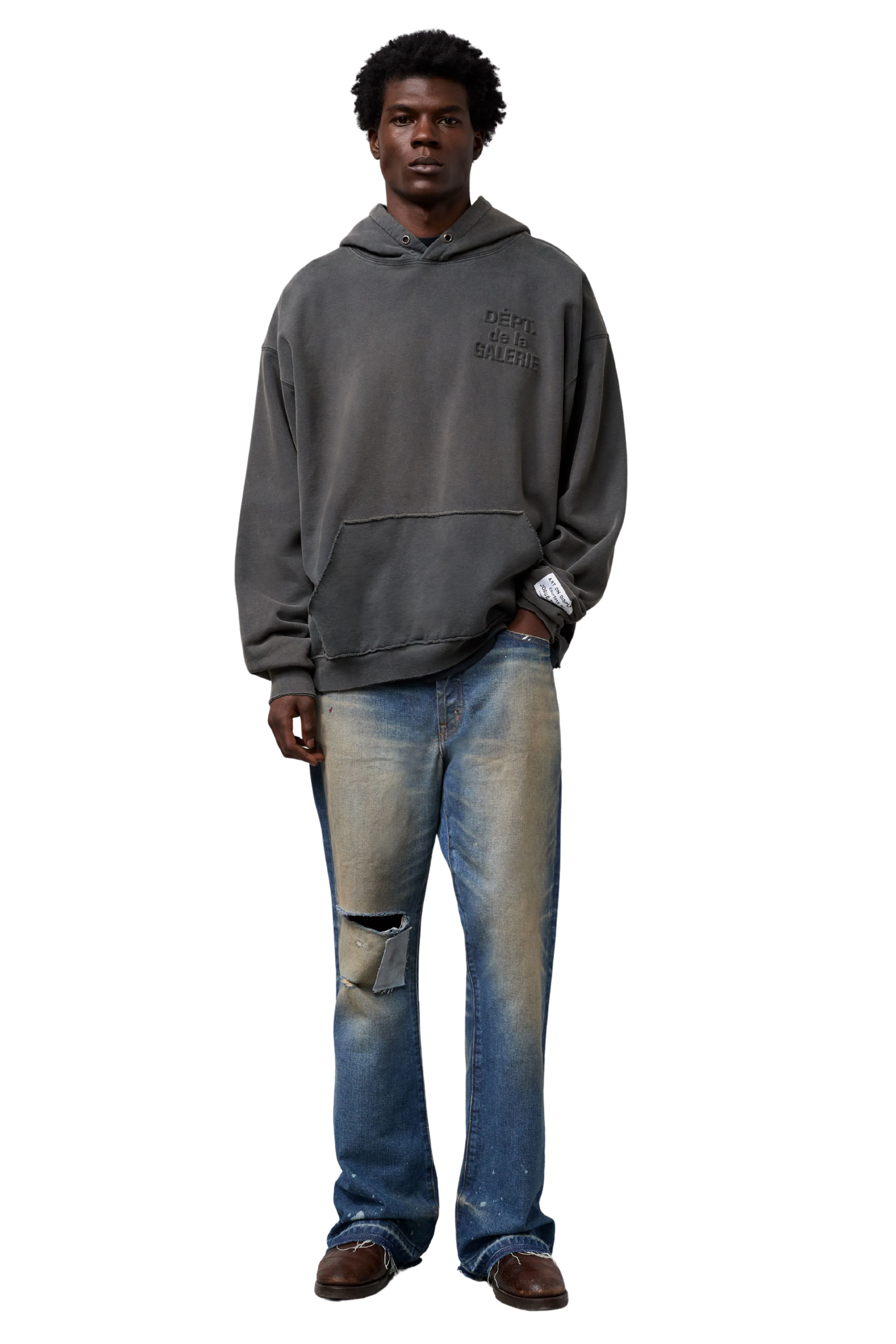 DÉPT. EMBOSSED HOODIE - Image 5