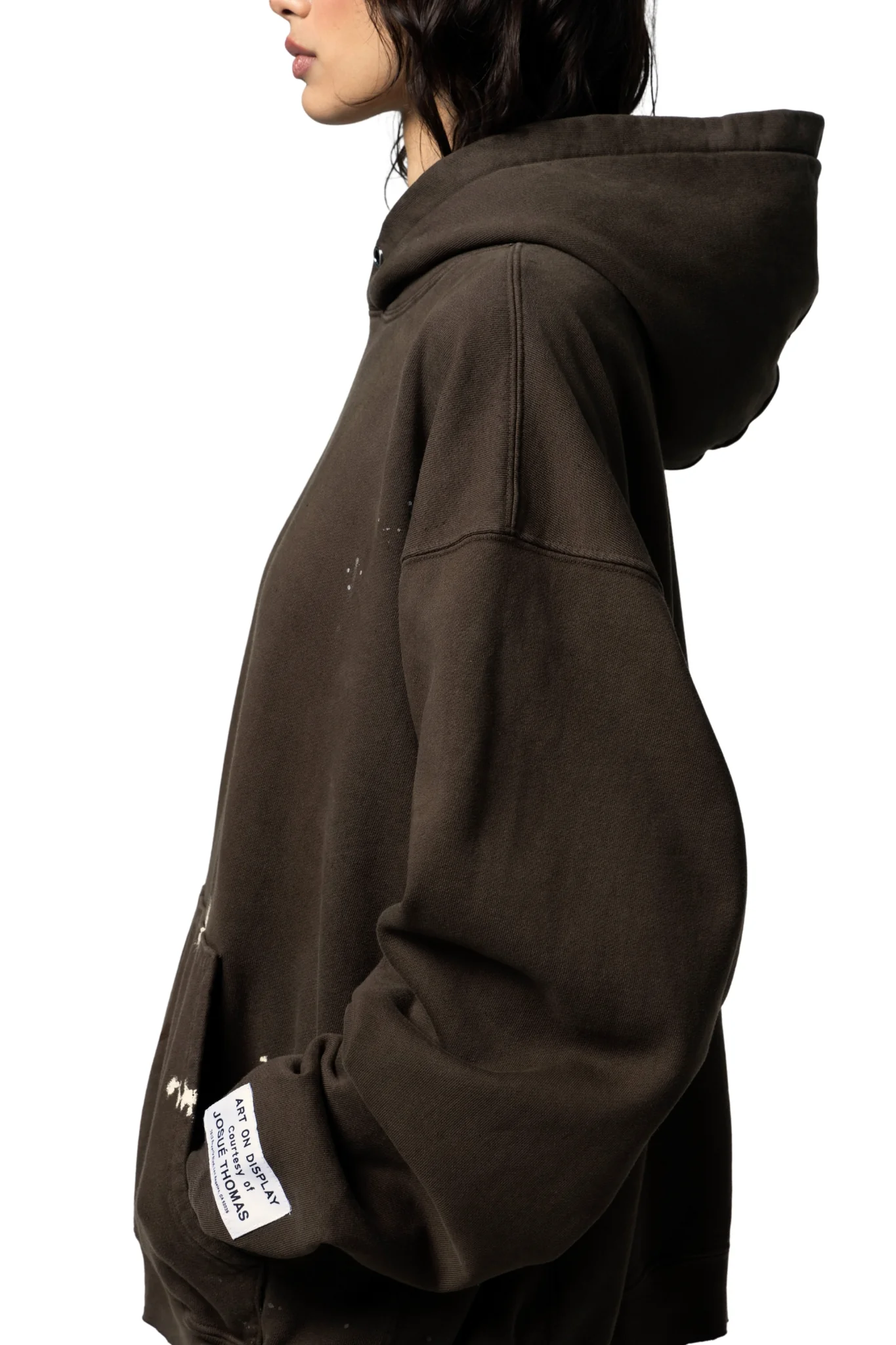 FRENCH LOGO PAINTED HOODIE - Image 5