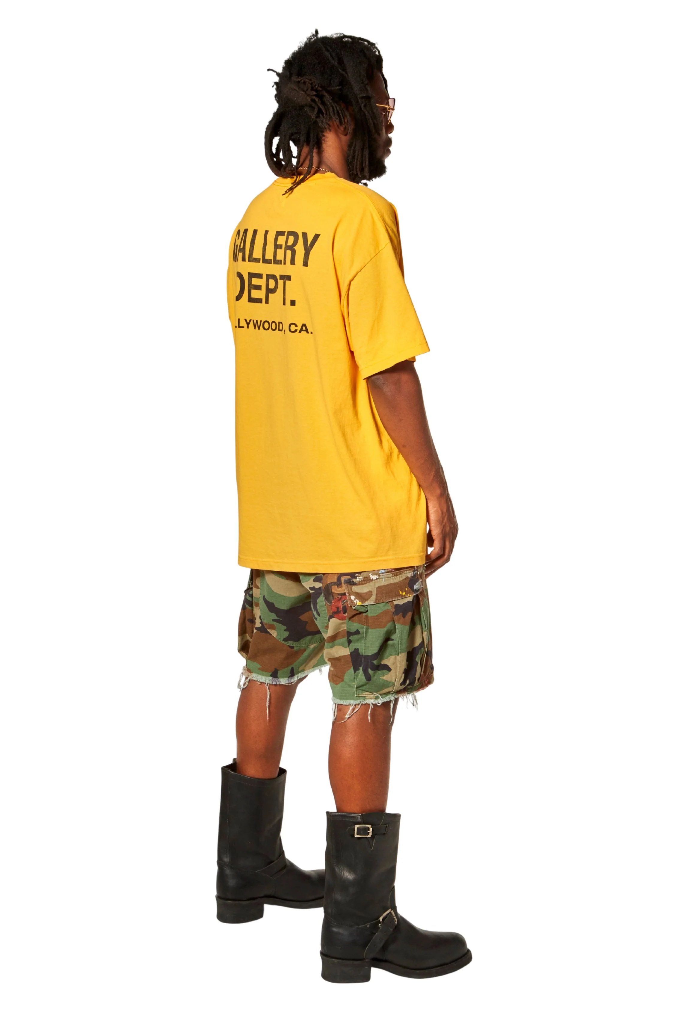 G PATCH WOODLAND CAMO CARGO SHORTS - Image 5